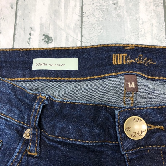 Kut From The Kloth Donna Skinny Ankle Jeans NWT - Picture 5 of 8